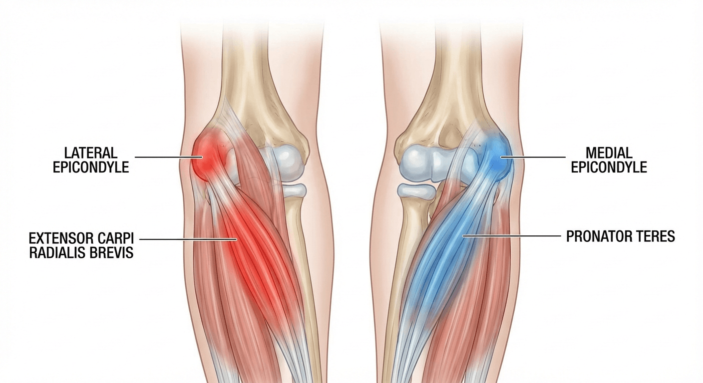 Tennis Elbow vs Golfer's Elbow: Key Differences (2026)